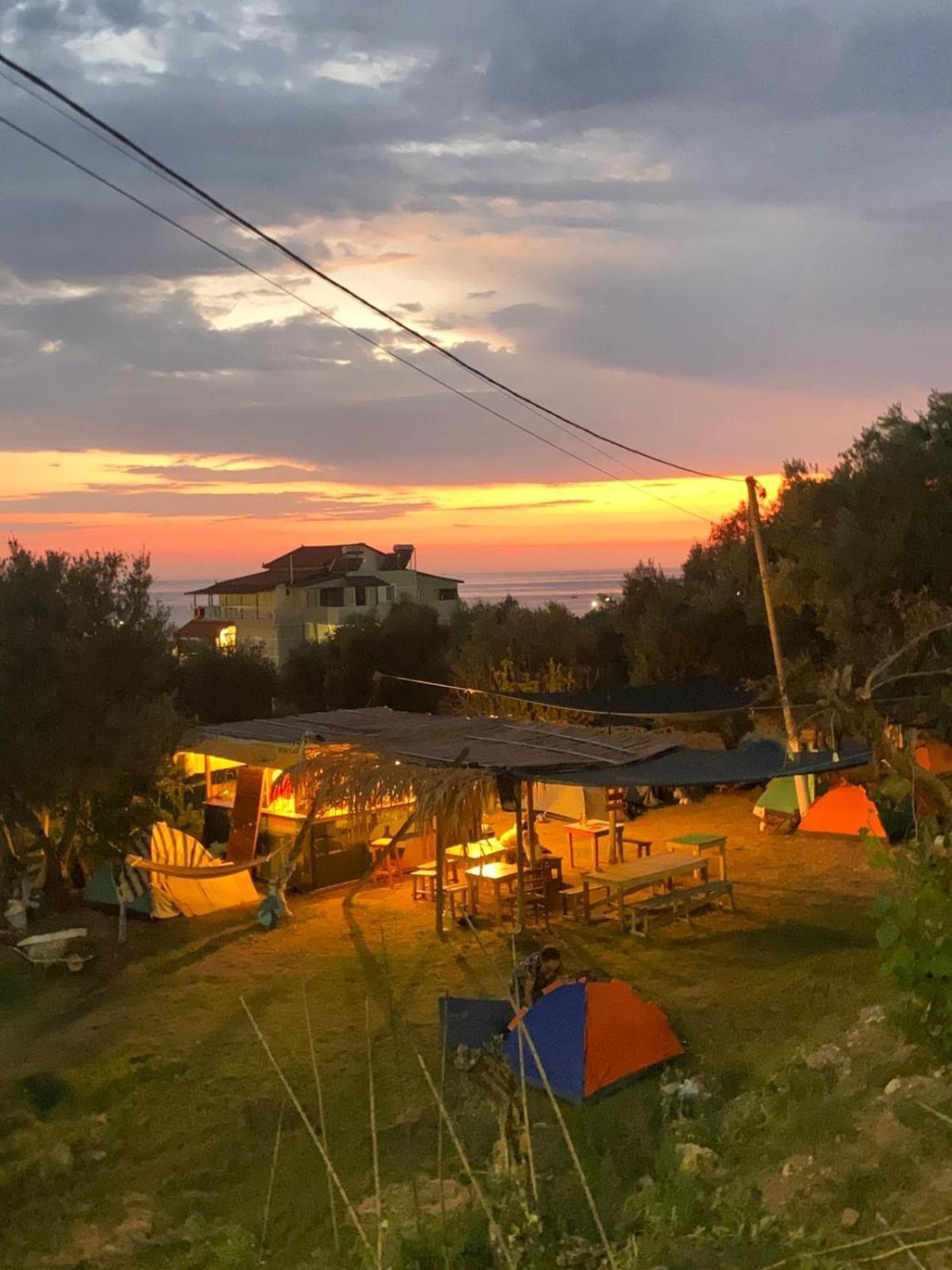 Olive Camping Himare Esterno foto